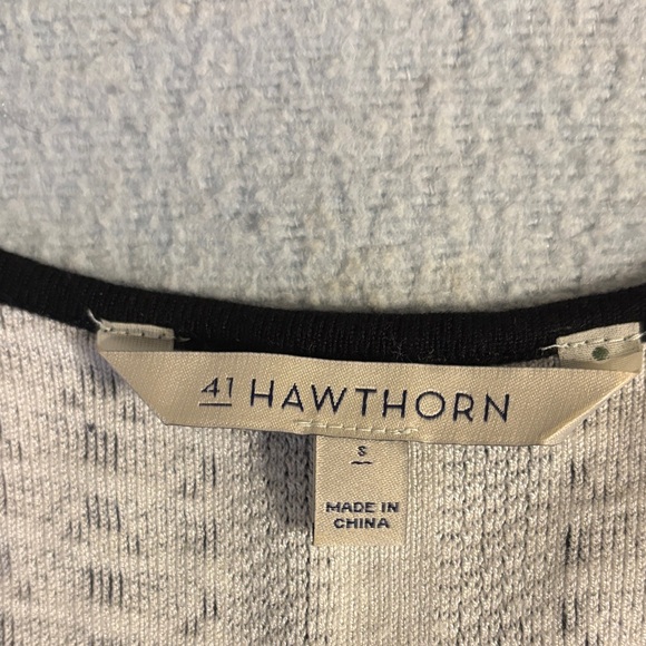 41 Hawthorn Black Geometric Mini Dress - Picture 3 of 9